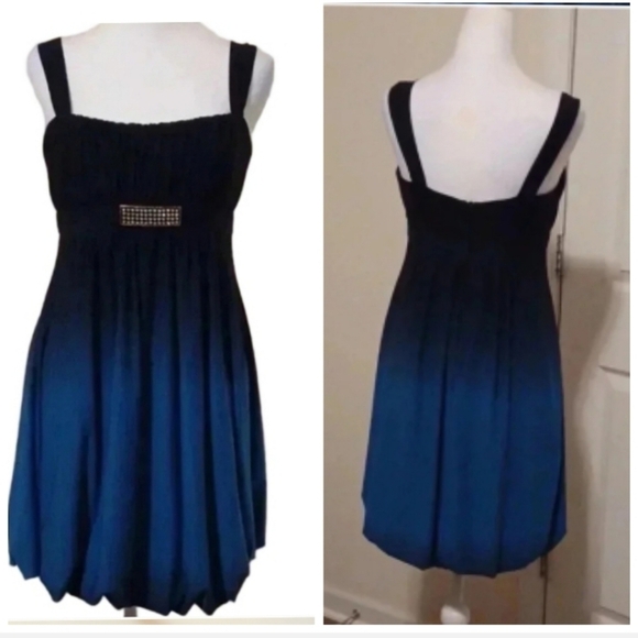 🌺Cache Blue dress with open back🎉 - Picture 1 of 12